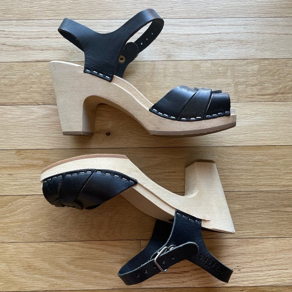 black swedish hasbeens sandals - Picture 2 of 2